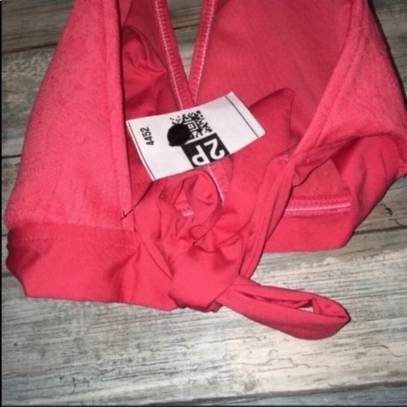 Mossimo Red Halter Bikini Top - Picture 5 of 6